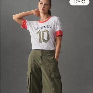 NWOT Anthropologie Sundry Los Angeles Boyfriend Tee